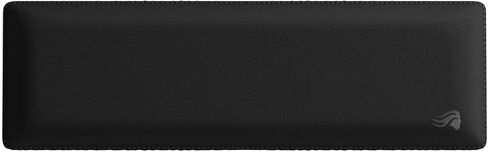 GLORIOUS Gaming Padded Keyboard Wrist Rest (Compact, 1" Thick) - Anti-Fray Stitched Edges, Smooth Cloth Surface, Anti-Slip Rubber Base, Medium Firmness, 13" x 4" x 1" - Black in Kuwait