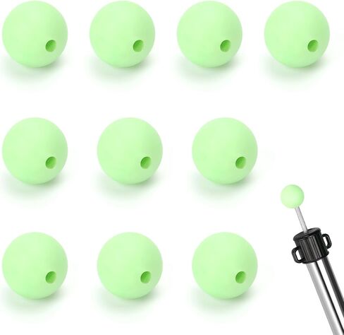 SANLIKE Luminous TPR Tarp Pole Tips Anti-Slip Tent Pole Caps Set of 10 in Kuwait