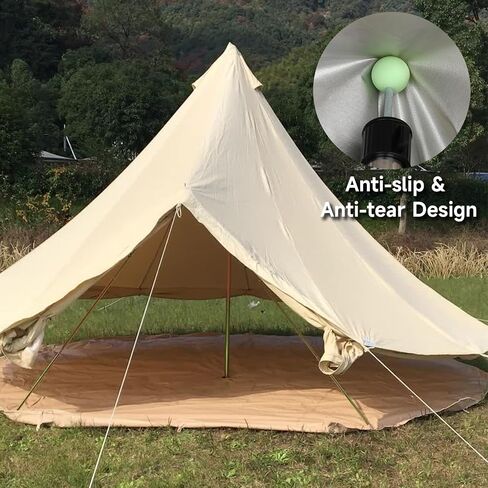 SANLIKE Luminous TPR Tarp Pole Tips Anti-Slip Tent Pole Caps Set of 10 in Kuwait