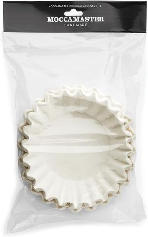 Technivorm 85025 Moccamaster White Paper Filters, Flat Bottom, 100 Count in Kuwait