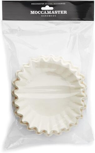 Technivorm 85025 Moccamaster White Paper Filters, Flat Bottom, 100 Count in Kuwait