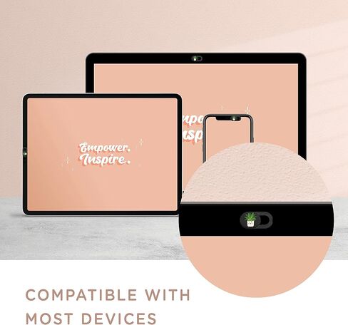 Cute Webcam Covers Bundled with Inspire Pen Set of 3 - Daily Office Essentials in Kuwait