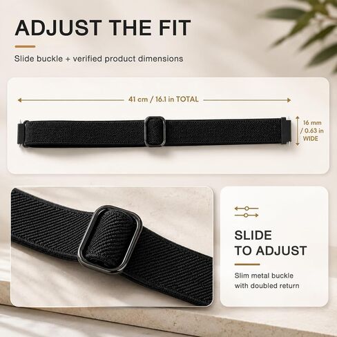 Stretch Nylon Upper Arm Band Compatible with Garmin CIRQA Smart Band in Saudi Arabia