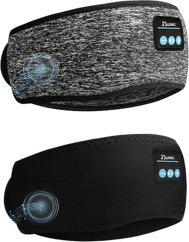 Hook-and-Loop Adjustable Bluetooth Sleeping Headphones Headband in Kuwait