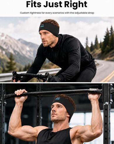 Hook-and-Loop Adjustable Bluetooth Sleeping Headphones Headband in Kuwait