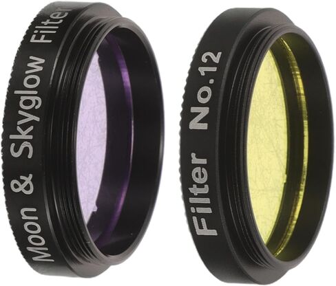 2pcs Inch Telescope Filter Set with Yellow Purple Colors in Kuwait