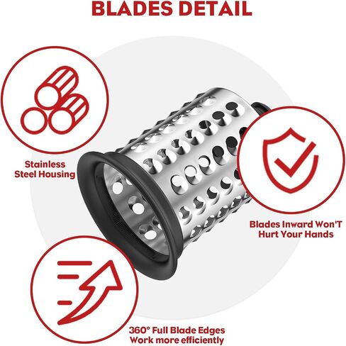 Slicer Shredder Attachment for Kitchenaid Stnad Mixer, Stainless Steel in Kuwait
