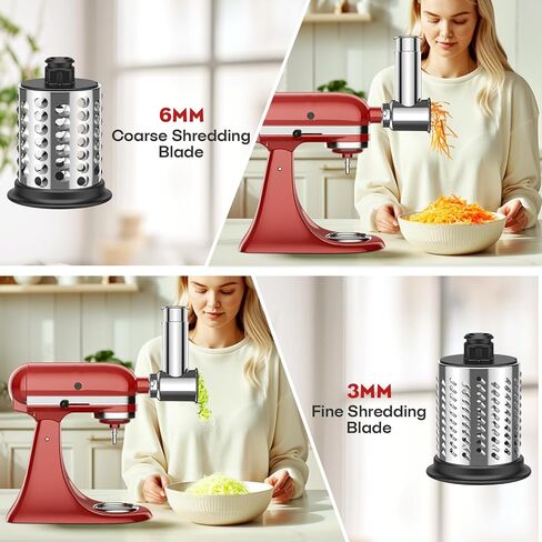 Slicer Shredder Attachment for Kitchenaid Stnad Mixer, Stainless Steel in Kuwait