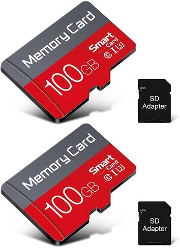 100GB TF Card Ultra High Speed UHS-I V30 Memory Card with Adapter in Kuwait