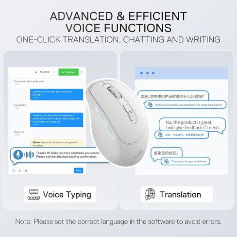 Redragon BM4195 AI Wireless Optical Computer Office Mouse 5 DPI Adjustable in Saudi Arabia