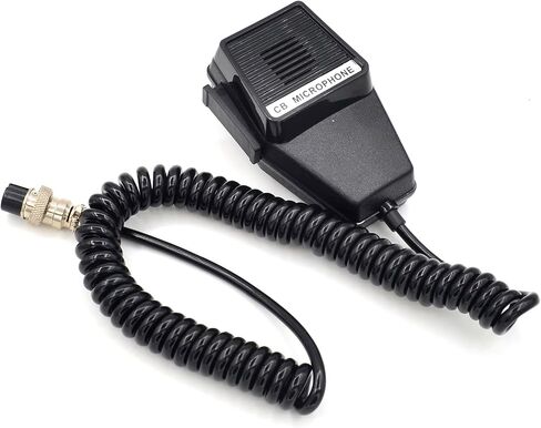 CB Microphone 4 Pin CB Radio Mic for Cobra 29LTD 29LX 29NW 25LTD 19DXIV PR240 PR4250 MRHH100 MRHH200 Uniden PC78LTX PRO505XL PRO510XL PRO520XL PRO530XL Midland Mobile Transceiver Mic in Kuwait