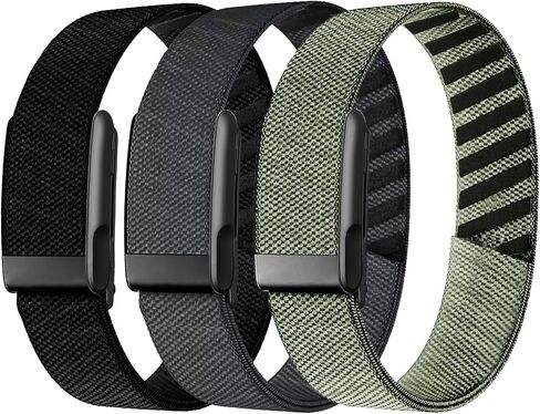3 Packs Nylon Stretchy Bicep Straps Compatible with Whoop 5.0/4.0/3.0 Bands in Kuwait
