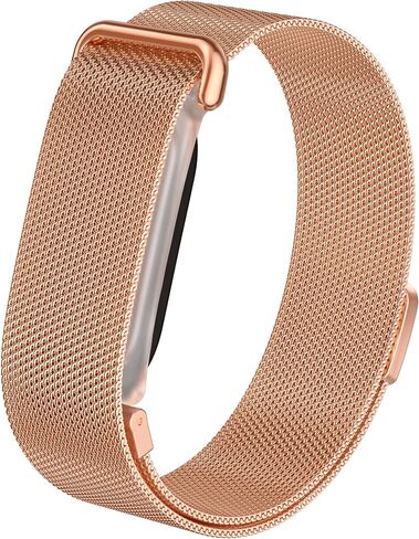 DADO Magnetic Metal Mesh Band Compatible with Google Fitbit Air, Adjustable Stainless Steel Milanese Loop Replacement Strap for Men and Women in Saudi Arabia