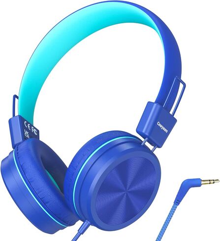 Cowyawn Kids Headphones for School, On Ear Wired Headphones for Boys Girls in Kuwait