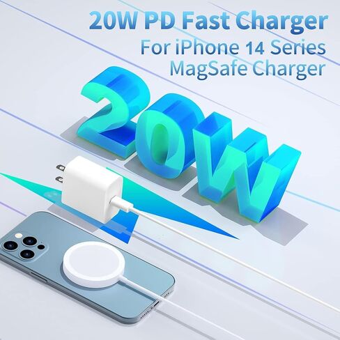 iPhone Charger Fast Charging, Fast Charger 3Pack Type C Fast Charger Block Plug Adapter with 6FT Type-C to Lightning Cable Compatible With iPhone14/13/13 Pro/12 Pro/12 Pro Max/11/Xs Max/XR/X/SE, iPad in Kuwait