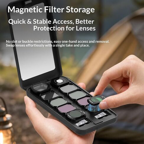 Filter Storage Case for Osmo Pocket 4/Pocket 3 Camera Filters in Kuwait