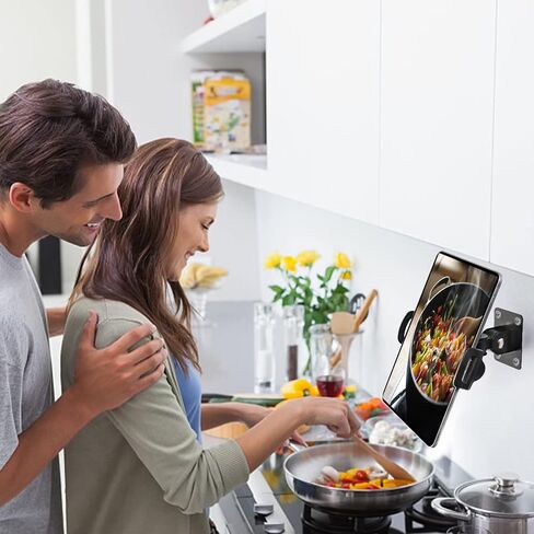 Dual Pull Tablet Wall Mount, Black, 4.7 to 12.9 inch in Kuwait