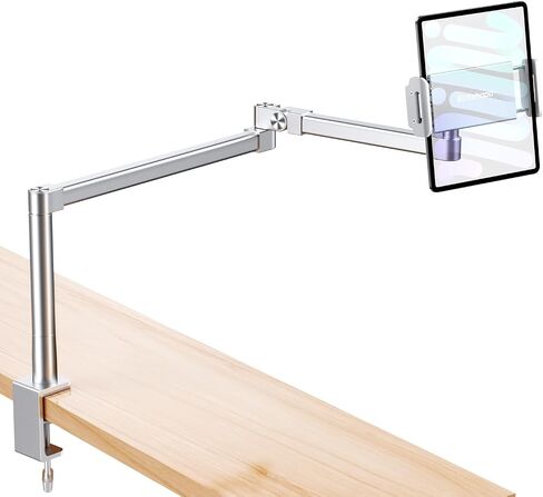 elitehood Aluminum iPad Desk Mount, 28in Long Arm iPad Holder for Bed/Sofa in Kuwait