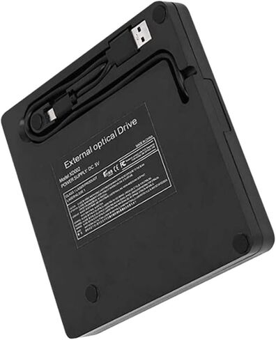 NUOBESTY External DVD Drive for Laptop, USB 3.0 Type C Plug and Play in Kuwait