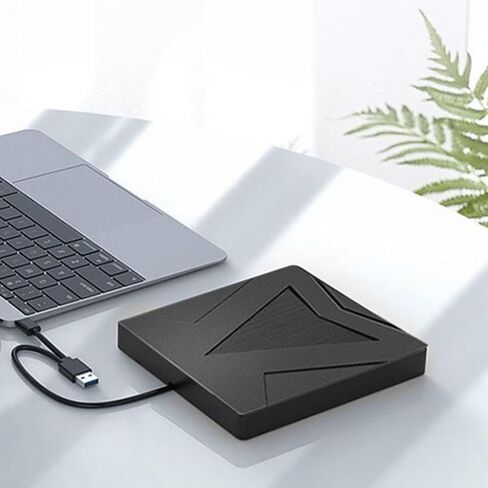 External Dvd Drive USB 3.0 and Type C Plug and Play for Laptop PC in Kuwait