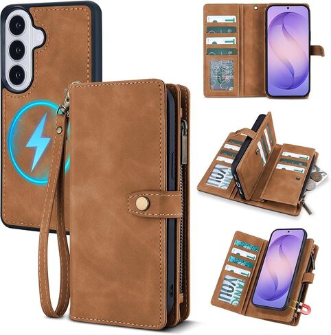 TwoHead for Samsung Galaxy S26 Ultra Wallet Case,11 Card Holders,Blue in Kuwait