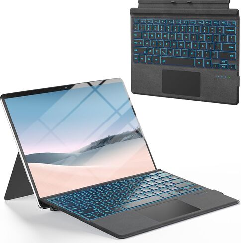 Wireless Type Cover for Microsoft Surface Pro 11/10/9/8/X, 7 Color Backlit in Kuwait