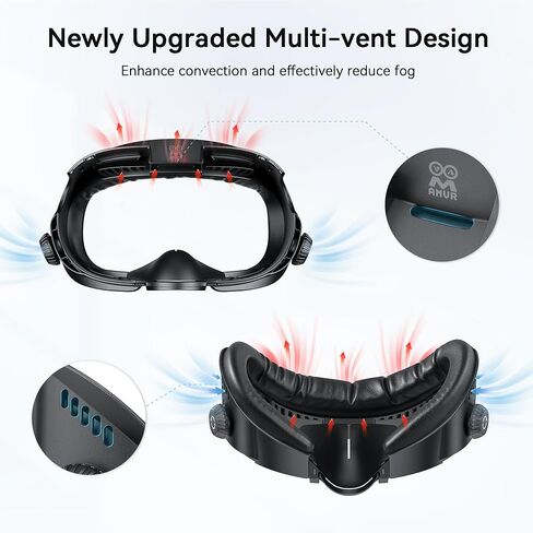 AMVR BS1 Rechargeable Battery Head Strap + Ventilation-Design Facial Interface Compatible with Meta Quest 3 in Kuwait