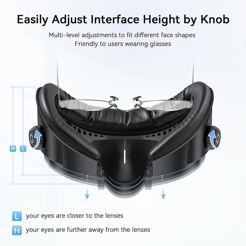 AMVR BS1 Rechargeable Battery Head Strap + Ventilation-Design Facial Interface Compatible with Meta Quest 3 in Kuwait