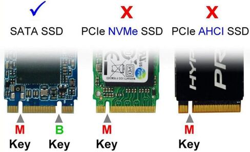 chenyang M.2 NGFF B/M-Key SATA SSD to 2.5" SATA Hard Disk PCBA Converter Adapter (Not Work NVEM SSD to SATA) in Kuwait