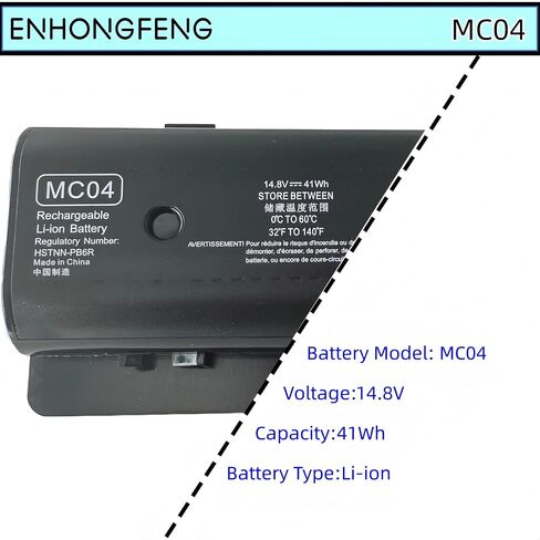 MC04 14.8V 41Wh New Laptop Battery Compatable with HP Envy m7-n109dx m7-n011dx 17-r Series HSTNN-PB6R 805095-001 MC06 HSTNN-PB6L 805095-001 807231-001 804073-851 806953-851 TPN-C123 in Kuwait
