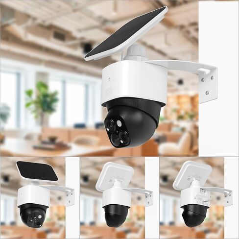 Uogw 2Pack Corner Wall Mount Bracket for Eufy Security SoloCam S340 and and SoloCam E30,Maximum Coverage of 270° on Both Sides of The House,Extended Corners Mount for Eufy Camera Get The Best View in Kuwait