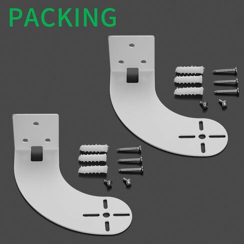 Uogw 2Pack Corner Wall Mount Bracket for Eufy Security SoloCam S340 and and SoloCam E30,Maximum Coverage of 270° on Both Sides of The House,Extended Corners Mount for Eufy Camera Get The Best View in Kuwait