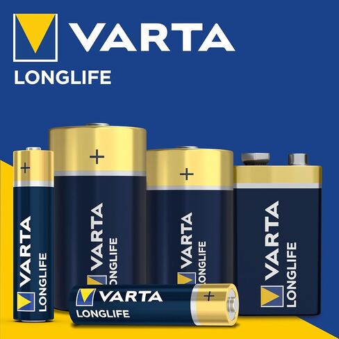 Varta Longlife D Batteries (24 Pack), Alkaline D Battery in Kuwait