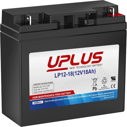 UPLUS 12V 7Ah Battery SLA AGM Security Alarm Battery Rechargeable in Kuwait