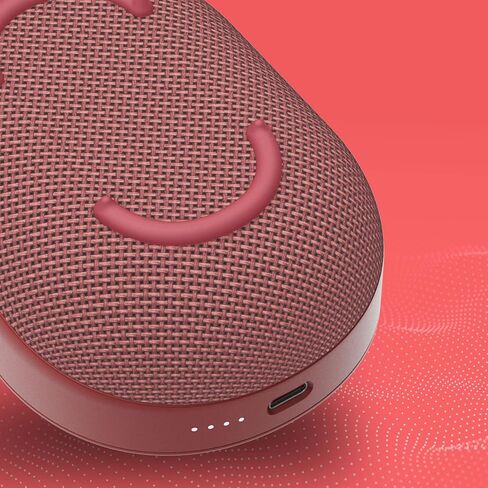 Skullcandy Kilo Wireless Bluetooth Speaker - IPX7 Waterproof Mini Bluetooth Speaker with 24 Hour Battery, Downward Firing Passive Radiator, and True Wireless Pairing - Perfect for Outdoor (Red) in Kuwait