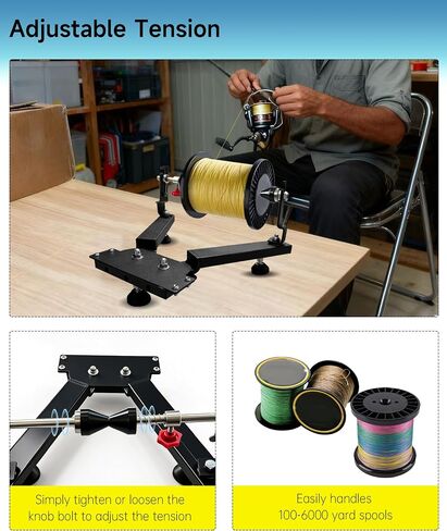 Fishing Line Spooler for Large Spools, Commercial Fishing Line Spooler in Kuwait