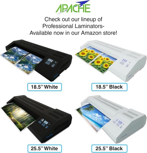 Apache A4 Size Laminating Pouches, 5 Mil, 300 Pack, 216 x 303" in Kuwait