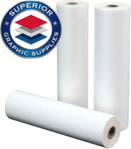 PET Laminating Film Roll Premium Quality - 5 Mil / 0.005" Thick - 1 Inch Core - Clear Gloss, 2 Rolls of Laminate 25" x 200' in Kuwait