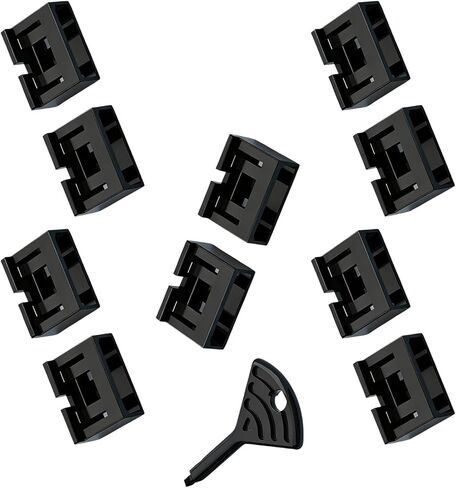 10Pcs Invisible USB Port Protectors Includes Single for Data Theft on Workstations USB Security in Kuwait