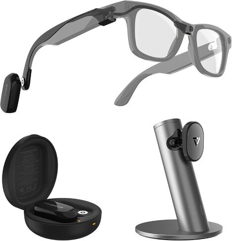 PRISMXR Carina C2 Battery Pack and Carina S1 Charging Stand for RayBan Meta Wayfarer Standard 50-22-150 in Kuwait