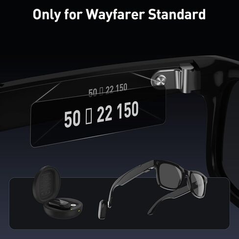 PRISMXR Carina C2 Battery Pack and Carina S1 Charging Stand for RayBan Meta Wayfarer Standard 50-22-150 in Kuwait