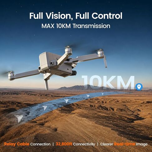 Holy Stone Saturn T60A 3-Axis Gimbal Drone with Camera for Adults, 8K Photos & 4K HDR Video, 90-Min Flight Time, 10KM Transmission, AI Smart Follow, Night Vision, Weightless Shuttle, Smart RTH in Saudi Arabia