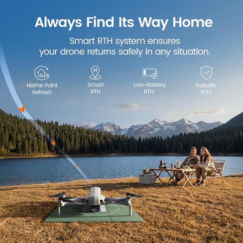 Holy Stone Saturn T60A 3-Axis Gimbal Drone with Camera for Adults, 8K Photos & 4K HDR Video, 90-Min Flight Time, 10KM Transmission, AI Smart Follow, Night Vision, Weightless Shuttle, Smart RTH in Saudi Arabia