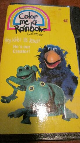Color Me A Rainbow Volume 1 - God Loves You: Hey Kids! It's Jesus! He's Our Creator! VHS 1987 {VHS Video} Religious in Kuwait
