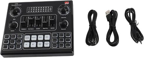 Gazaar V9 BT Sound Card,Noise Reduction Audio Mixer,16 Special Effects in Kuwait