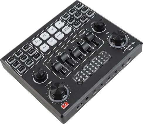 Gazaar V9 BT Sound Card,Noise Reduction Audio Mixer,16 Special Effects in Kuwait