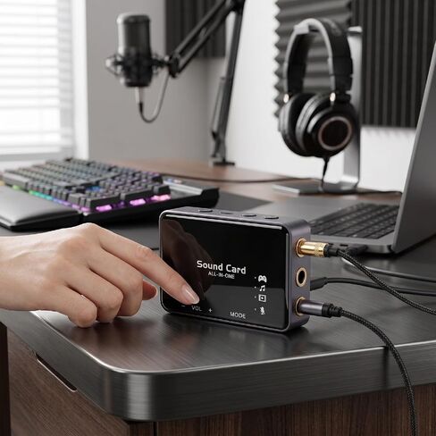 GOWENIC SoundCard, Immersive Multi Mode, DAC Adapter, Virtual 7.1 in Kuwait