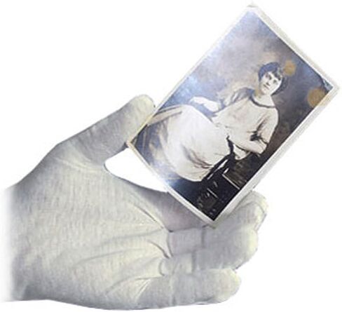 Archival Methods White Lintless Nylon Gloves Large, 12-Pair in Kuwait