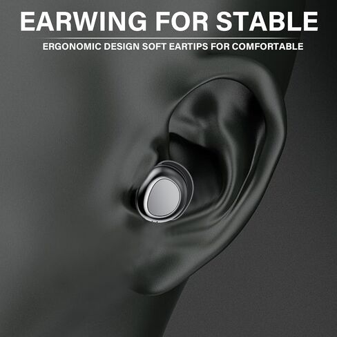 Wireless Earbuds, Hybrid ANC 40dB Noise Cancelling Headphones, 55H Playtime, Bluetooth 5.4, 10mm Drivers with 5 EQ, ENC Dual Mic, IPX7 Waterproof, Transparent Mode, Digital Battery Display iOS/Android in Kuwait