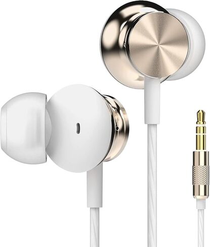 Betron BS10 Earphones Wired Earbud Headphones with 3.5mm Jack, Black in Kuwait